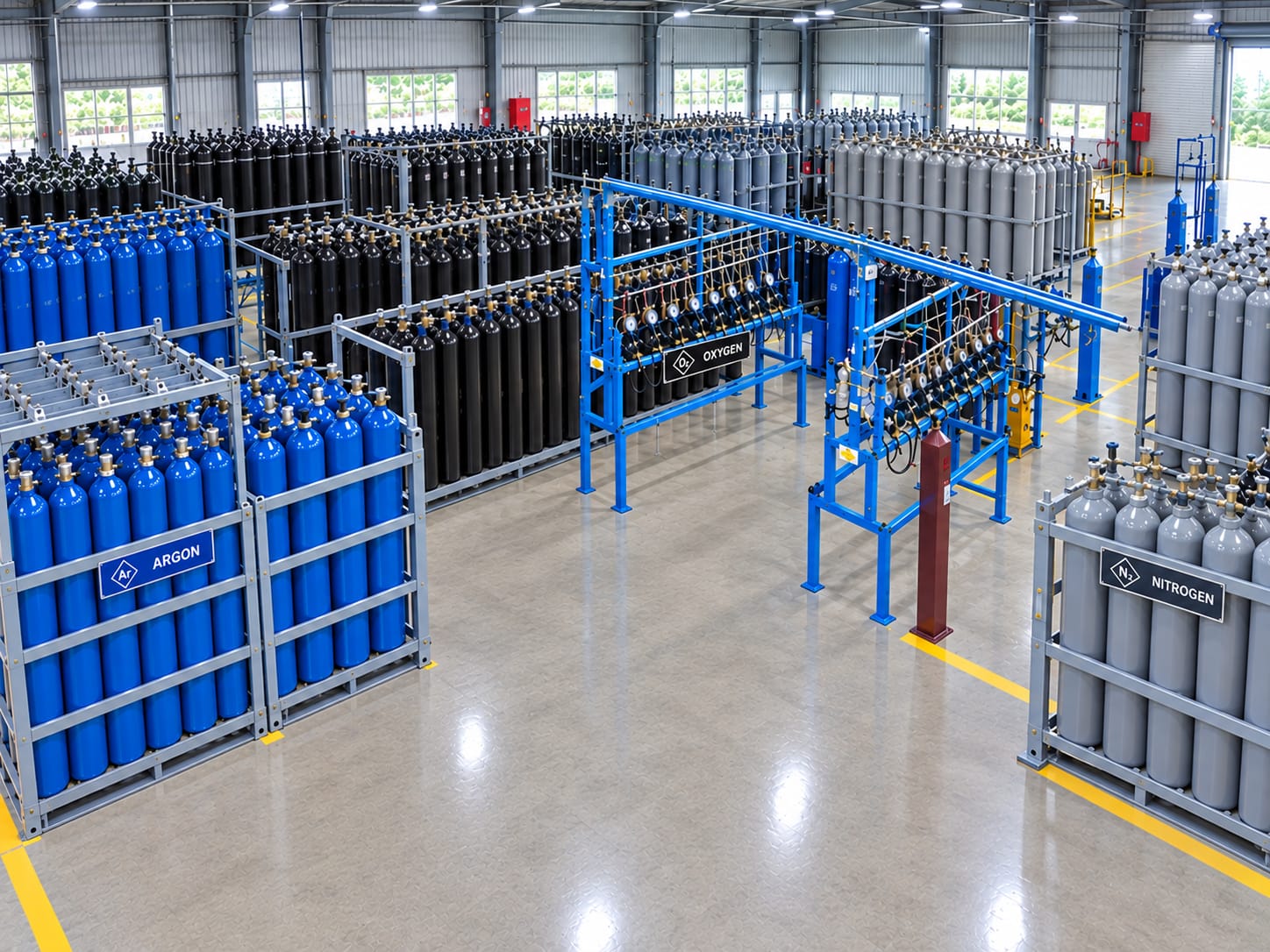 Unigas cylinder storage facility